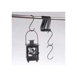 WARMBUY Paquete de 30 ganchos negros en S para colgar_3