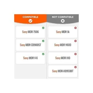 WC Wicked Cushions almohadillas de repuesto para Sony MDR_3