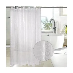 WELTRXE Cortina de ducha de EVA repelente al agua sin_6