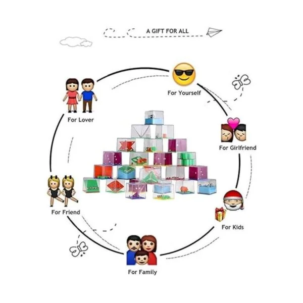 WEKITY Recuerdos de fiesta juego cerebral 24 piezas_6