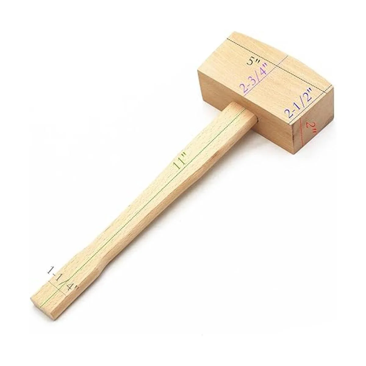 WEICHUAN Mazo de martillo de hielo de madera de haya sin_3