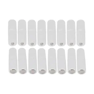 WAYLLSHINE adaptador para baterías AA a D color blanco._1