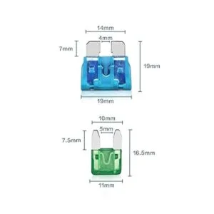 Vrupin Kit surtido de fusibles de coche kit de fusibles_3