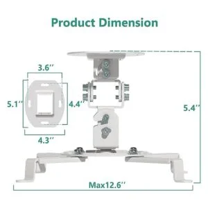 WALI Soporte de techo para proyector soporte universal de_3