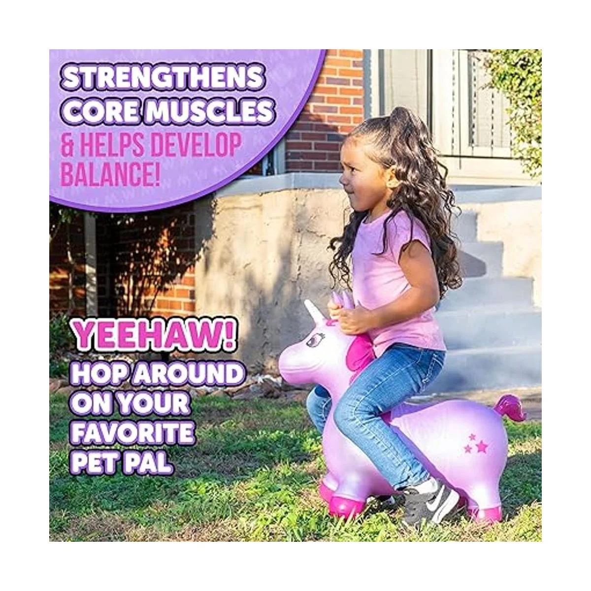 WADDLE Bouncy Hopper Juguete inflable de salto para_3