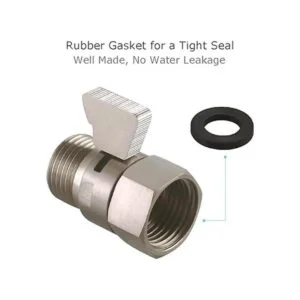 Válvula de control de flujo de agua válvula de cierre de