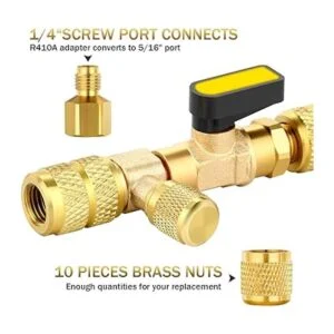 WADEO Herramienta instaladora de núcleo de válvula con