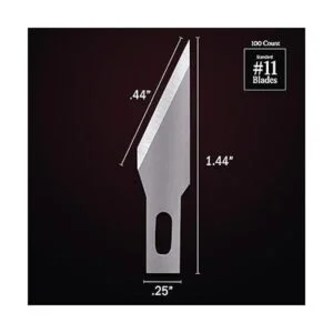 WA Portman 100 hojas de cuchillo Hobby Paquete de 100