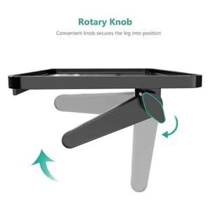 WALI Estante superior de TV de 7 pulgadas soporte bandeja_3