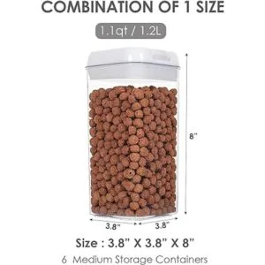 Vtopmart Recipientes herméticos de almacenamiento de_2