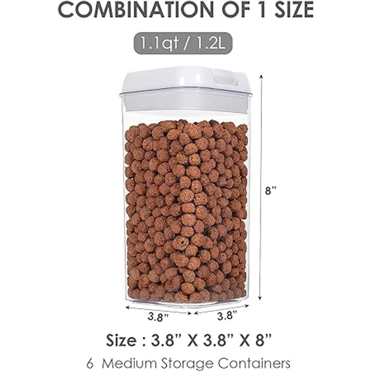 Vtopmart Recipientes herméticos de almacenamiento de_2