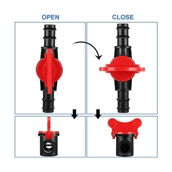 Válvulas de compuerta de interruptor de riego por goteo