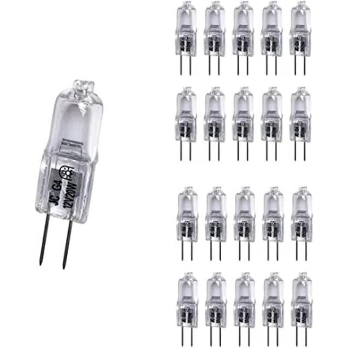 Vstar Bombilla halógena G4 de 12 V y 20 W tipo JC luz_1