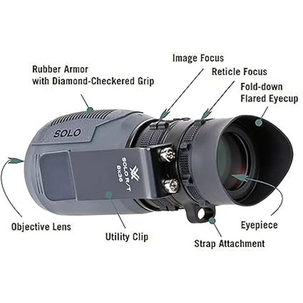 Vortex Optics Solo RT monocular táctico con retícula de_5