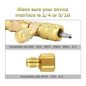 WADEO Herramienta instaladora de núcleo de válvula con