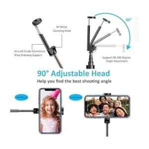 Vproof Selfie Stick Bluetooth palos de selfie extensibles_6