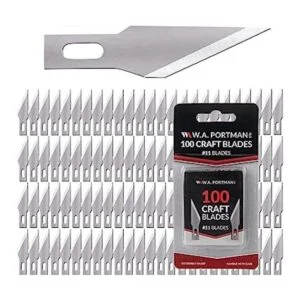 WA Portman 100 hojas de cuchillo Hobby Paquete de 100
