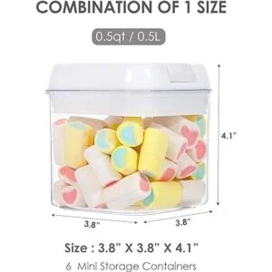 Vtopmart Contenedores herméticos de almacenamiento de_2