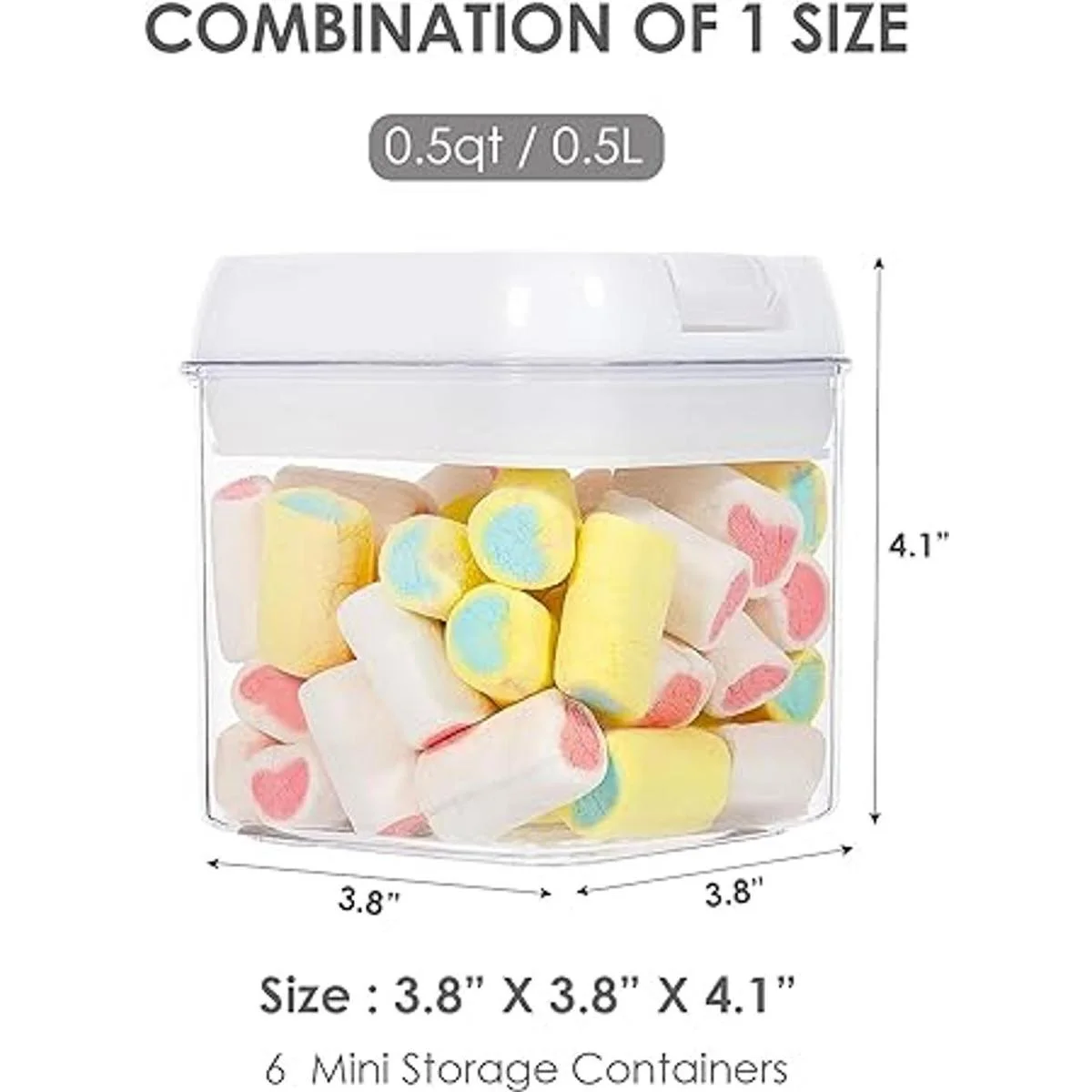 Vtopmart Contenedores herméticos de almacenamiento de_2