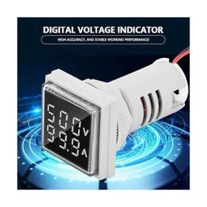 Voltímetro de pantalla LED probador de voltaje detector