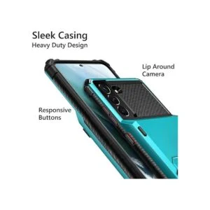 Vofolen Funda tipo cartera para Galaxy S21 para hombres y_4