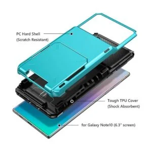 Vofolen Funda para Galaxy Note 10 cartera con 4 ranuras_4