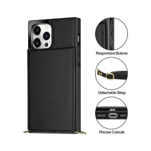 Vofolen Funda compatible con iPhone 12 Pro Max cartera_4