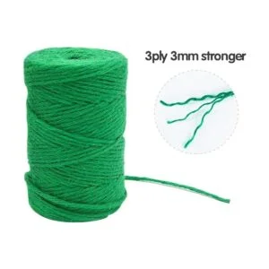 Vivifying Cordel de jardín verde de 328 pies de 0.118 in