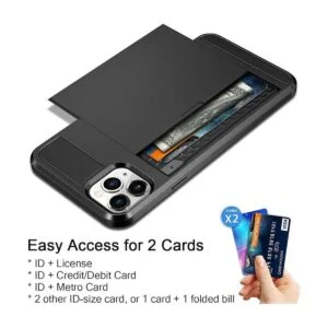 Vofolen Funda para iPhone 11 Pro tipo cartera con ranura_2