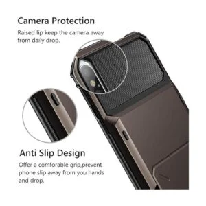 Vofolen Funda para iPhone Xs Funda para iPhone X cartera_5