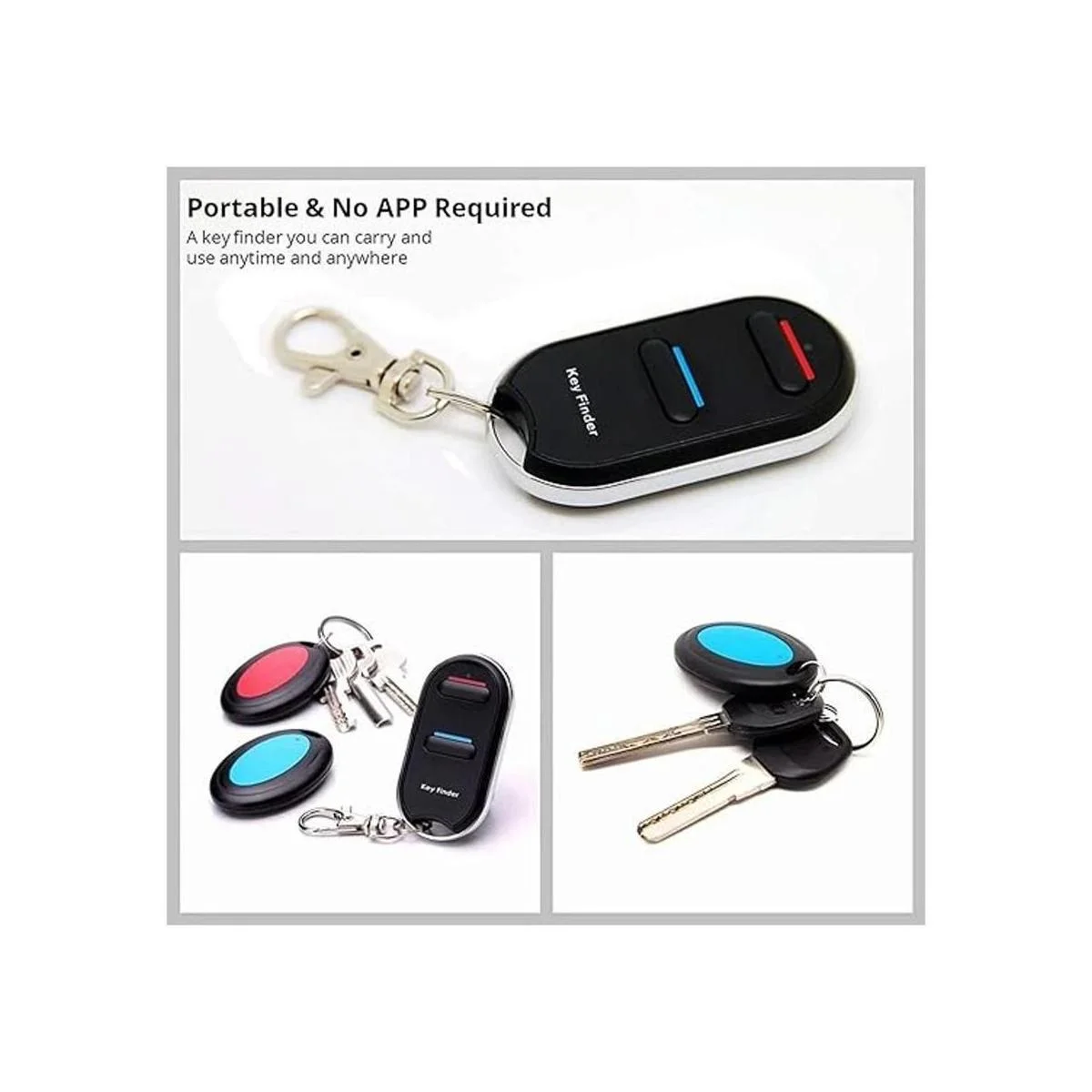 Vodeson KeyTag Buscador de llaves de control remoto_5