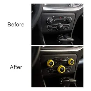 Voodonala para cargador Challenger Chrysler Radio AC Pomos_6