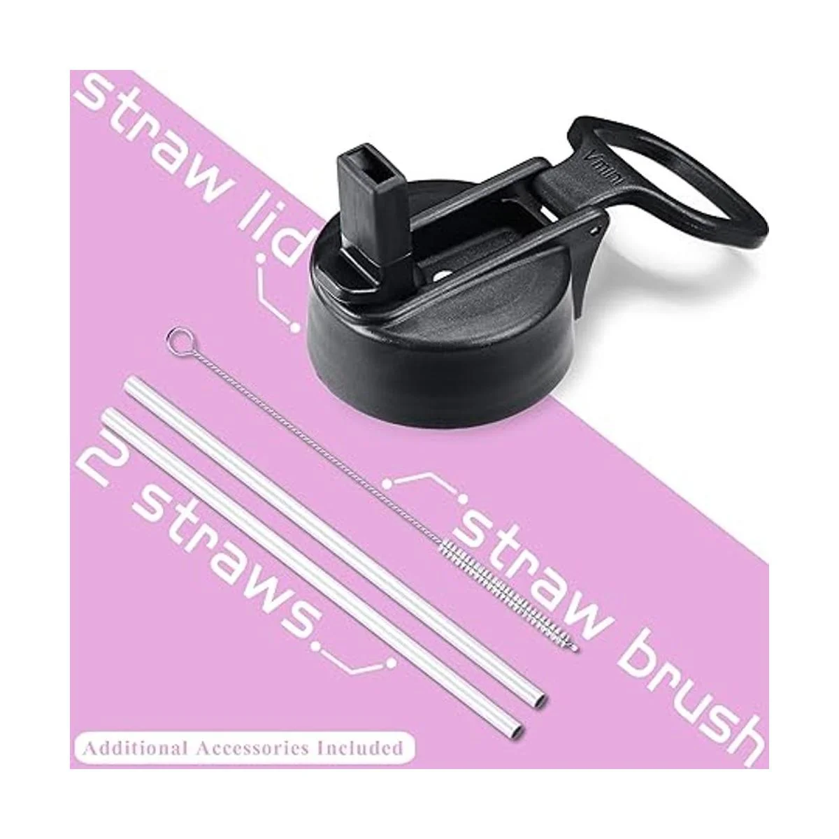 Vmini Botella de agua de acero inoxidable 188 de boca_3