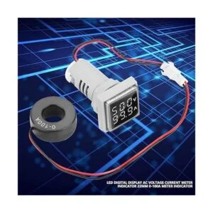 Voltímetro de pantalla LED probador de voltaje detector