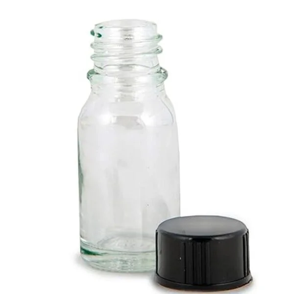 Vivaplex 24 botellas de vidrio transparentes de 0.3 fl oz_3