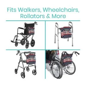 Vive Bolsa de accesorios para andador silla de ruedas_2