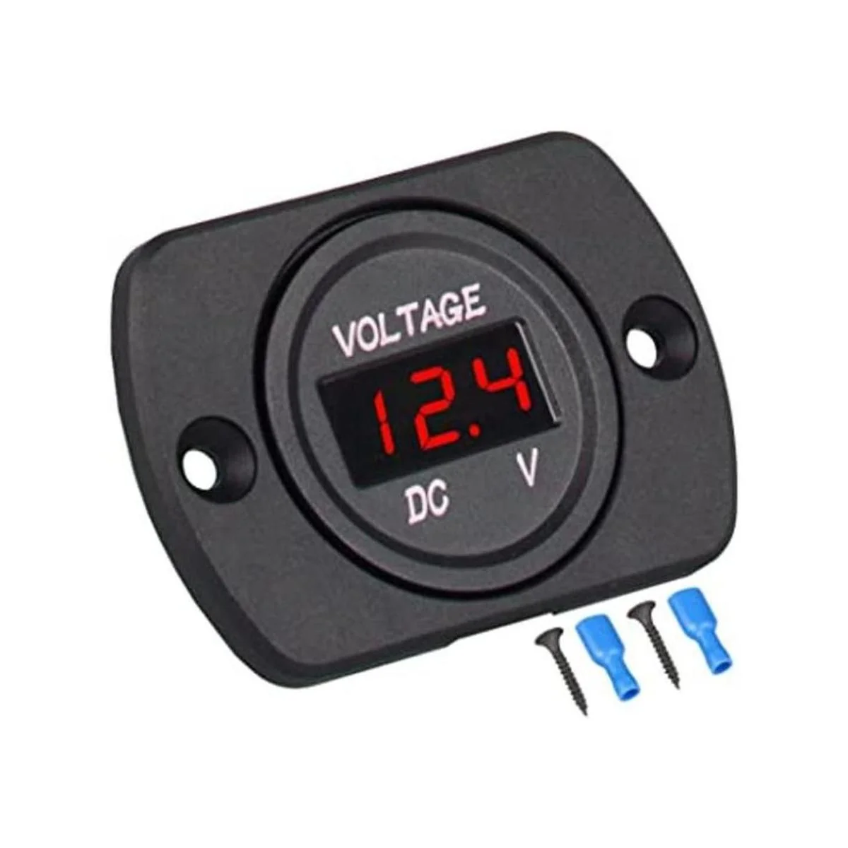 Voltímetro de coche DC de 12 V 24 V con pantalla digital_1