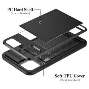 Vofolen Funda para iPhone 11 Pro tipo cartera con ranura_4