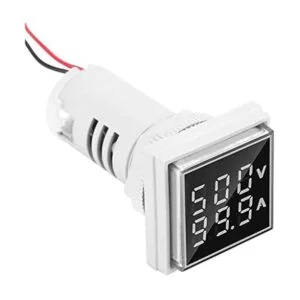 Voltímetro de pantalla LED probador de voltaje detector