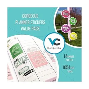 Vladi Creative Calcomanías de agenda bonitas y coloridas_2