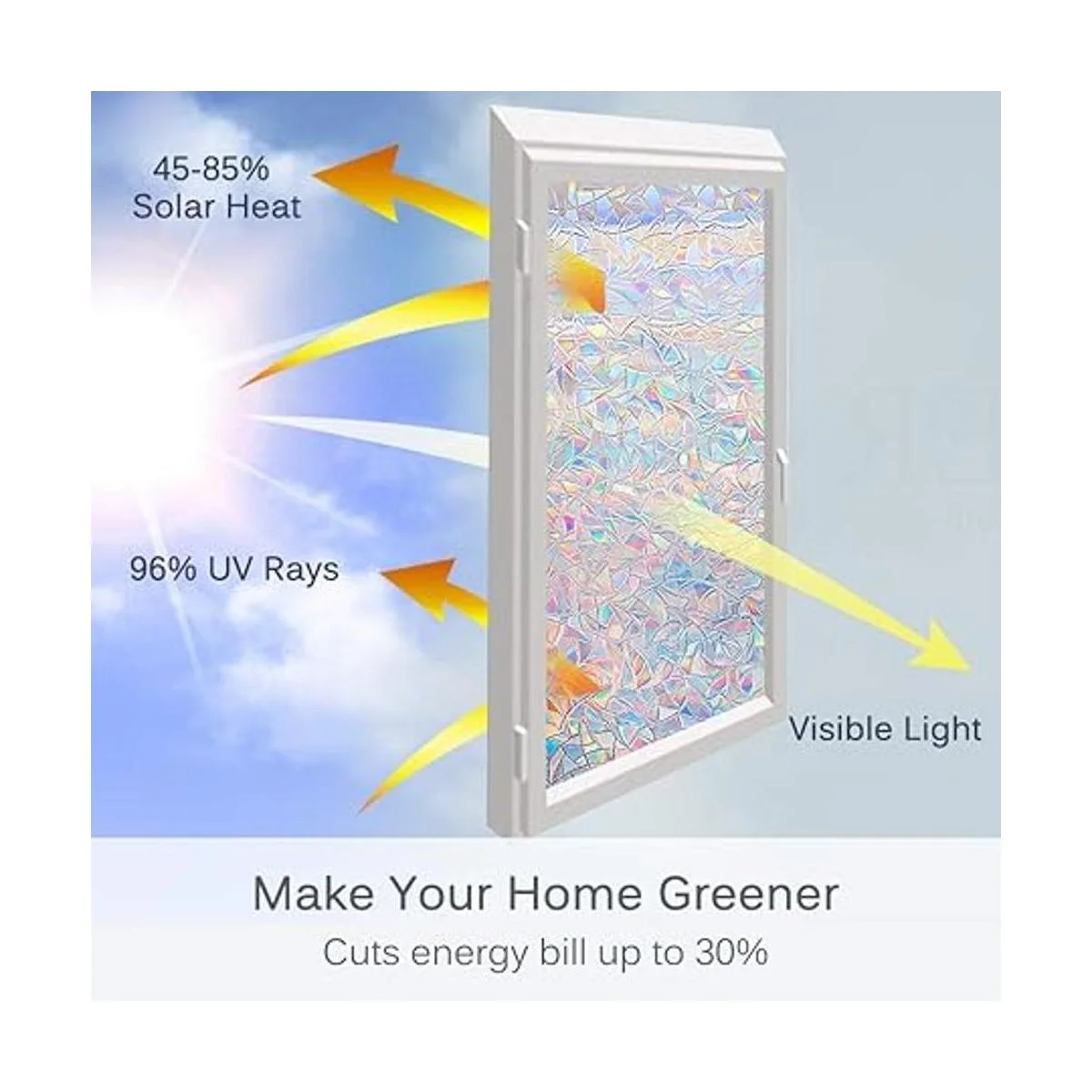 Volcanics Lámina de privacidad para ventana adhesión por_4