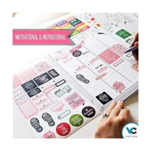 Vladi Creative Calcomanías de agenda bonitas y coloridas_3