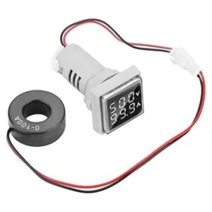 Voltímetro de pantalla LED probador de voltaje detector