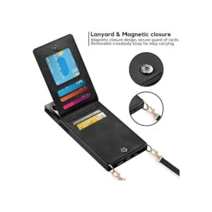 Vofolen Funda compatible con iPhone 12 Pro Max cartera_3