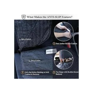 Vivaglory Funda para perro para asiento delantero con_3