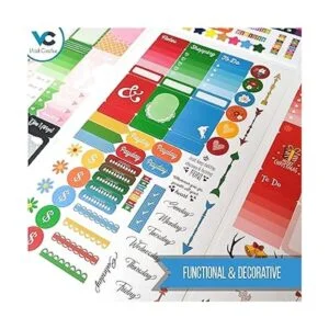 Vladi Creative Calcomanías de agenda bonitas y coloridas_6