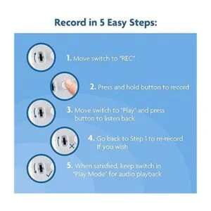 VoiceGift Grabadora de voz MiniMe de 20 segundos graba un_4