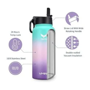 Vmini Botella de agua de acero inoxidable 188 de boca_2