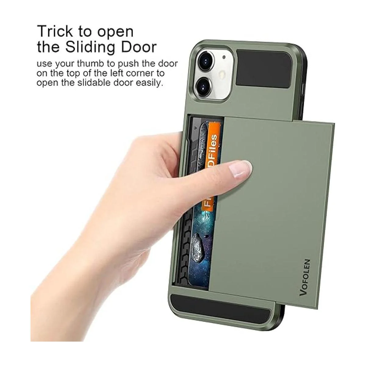 Vofolen Compatible with iPhone 12 Case 5G Wallet Cover_2