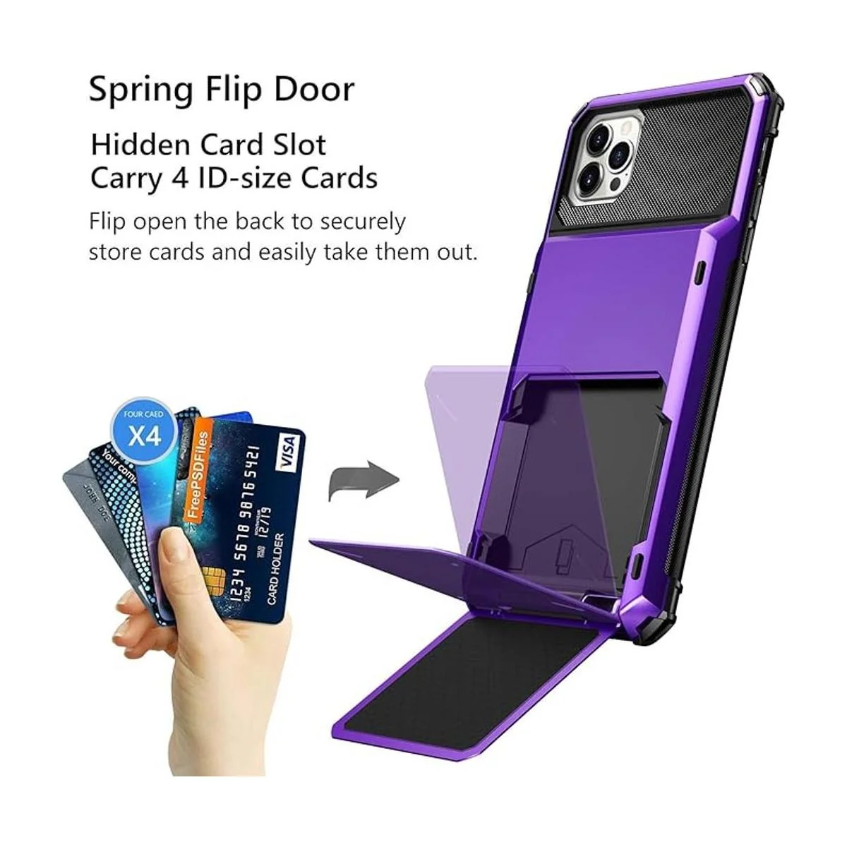 Vofolen Compatible with iPhone 12 Pro Max Case 5G Wallet_2
